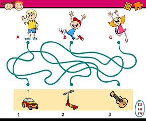 Image showing maze puzzle educational task