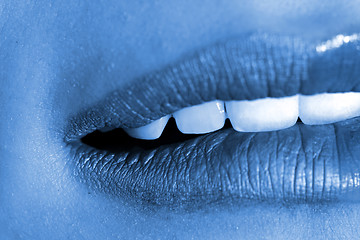 Image showing bright lips