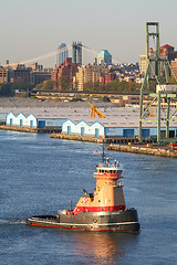 Image showing Reinauer tugboat in New york City
