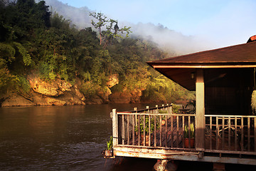 Image showing Kwai river in Thailand at morning