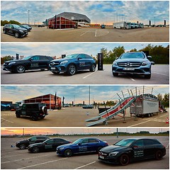 Image showing Lviv, Ukraine - OCTOBER 15, 2015: Mercedes Benz star experience. The interesting series of test drives