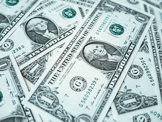 Image showing Dollar notes 1 Dollar