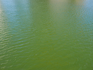 Image showing Green water background