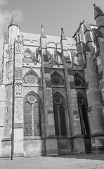 Image showing Black and white St Margaret Church in London