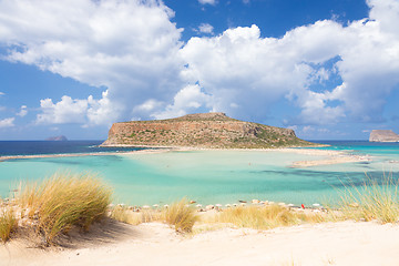 Image showing Balos beach at Crete island in Greece