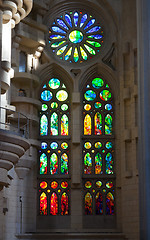 Image showing Church windows interior