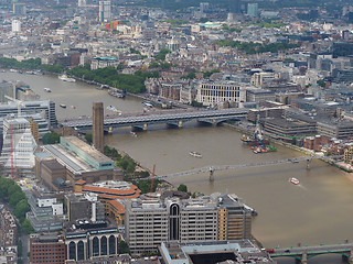 Image showing Aerial view of London