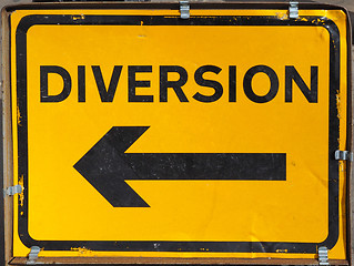 Image showing Diversion sign