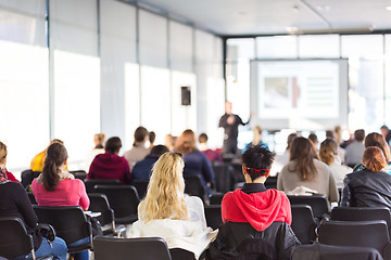 Image showing Lecture at university.