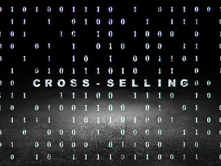 Image showing Business concept: Cross-Selling in grunge dark room