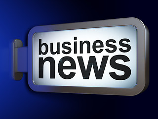 Image showing News concept: Business News on billboard background