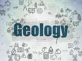 Image showing Science concept: Geology on Digital Paper background