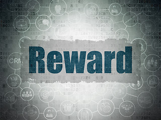 Image showing Business concept: Reward on Digital Paper background