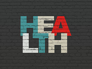 Image showing Healthcare concept: Health on wall background