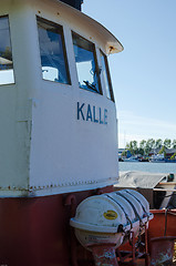 Image showing Wheelhouse on boat