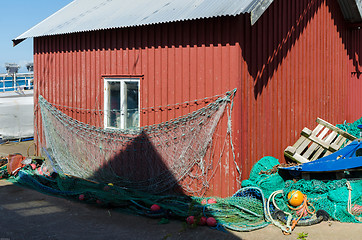 Image showing Red Boathouse