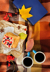 Image showing Romantic autumn still life