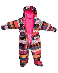 Image showing Childrens snowsuit fall