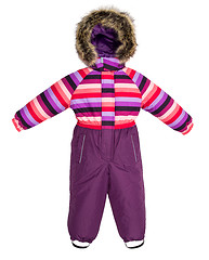 Image showing Childrens snowsuit fall