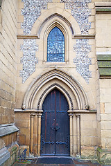 Image showing door southwark  in london england old  