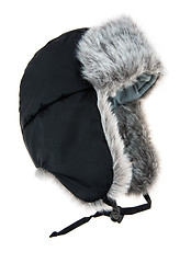 Image showing Warm fur cap