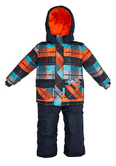 Image showing Childrens snowsuit fall