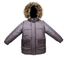 Image showing Warm jacket isolated