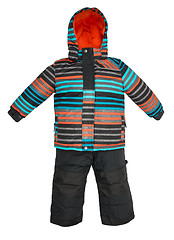 Image showing Childrens snowsuit fall