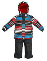 Image showing Childrens snowsuit fall