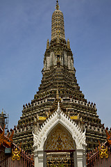 Image showing asia  thailand  in  bangkok sunny  temple abstract    sky      a