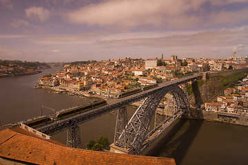 Image showing EUROPE PORTUGAL PORTO RIBEIRA OLD TOWN DOURO RIVER