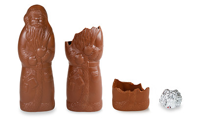 Image showing Chocolate Santa