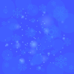 Image showing Abstract Winter Snow Background. 