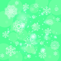 Image showing Abstract Winter Snow Background