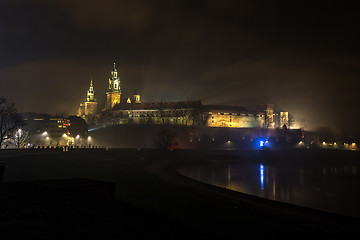 Image showing Poland, Krakow. Wawel Castle and Wistula