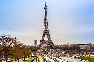 Image showing Eiffel Tower in Paris France