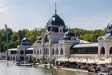 Image showing The newly renovated Skating rink (now as lake) in the Main city 