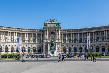 Image showing Vienna Hofburg Imperial Palace at day, - Austria