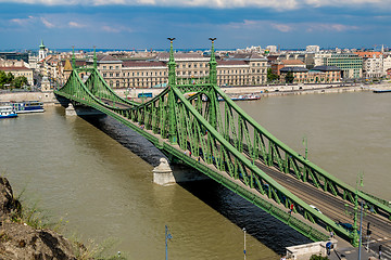 Image showing Liberty Bridge in Budapest.