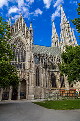 Image showing Vienna, Austria - famous Votivkirche ,Votive Church