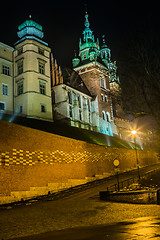 Image showing Poland, Krakow. Wawel Castle and Wistula