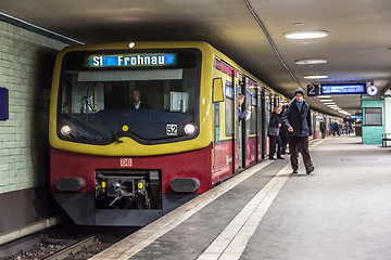 Image showing People at Potsdamer Platz subway station in Berlin, Germany