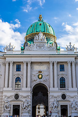 Image showing St. Michael\'s Wing Of Hofburg Imperial Palace. Vienna. Austria.