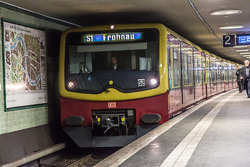 Image showing People at Potsdamer Platz subway station in Berlin, Germany