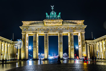 Image showing Brandenburg Gate in Berlin - Germany