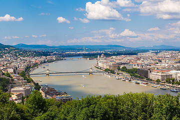 Image showing View of a building of the Hungarian parliament