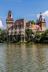 Image showing The Vajdahunyad castle, Budapest main city park