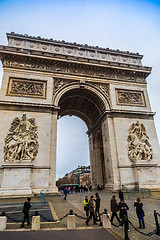 Image showing Arc de Triomphe (Paris, France).