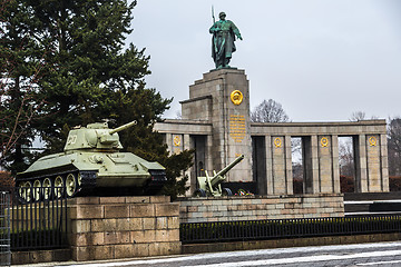 Image showing Russian tank of the WWII 