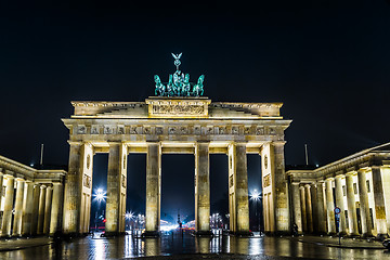 Image showing Brandenburg Gate in Berlin - Germany